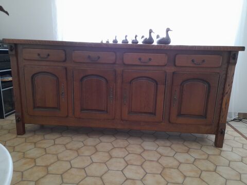 BEAU BUFFET BAS en CHENE 495 Pontoise (95)