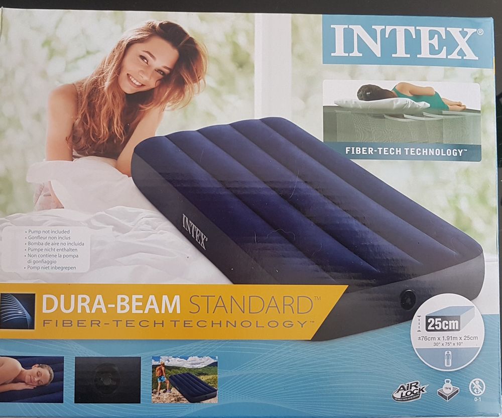 Matelas pneumatique, lit d'appoint 1 personne, neuf Meubles