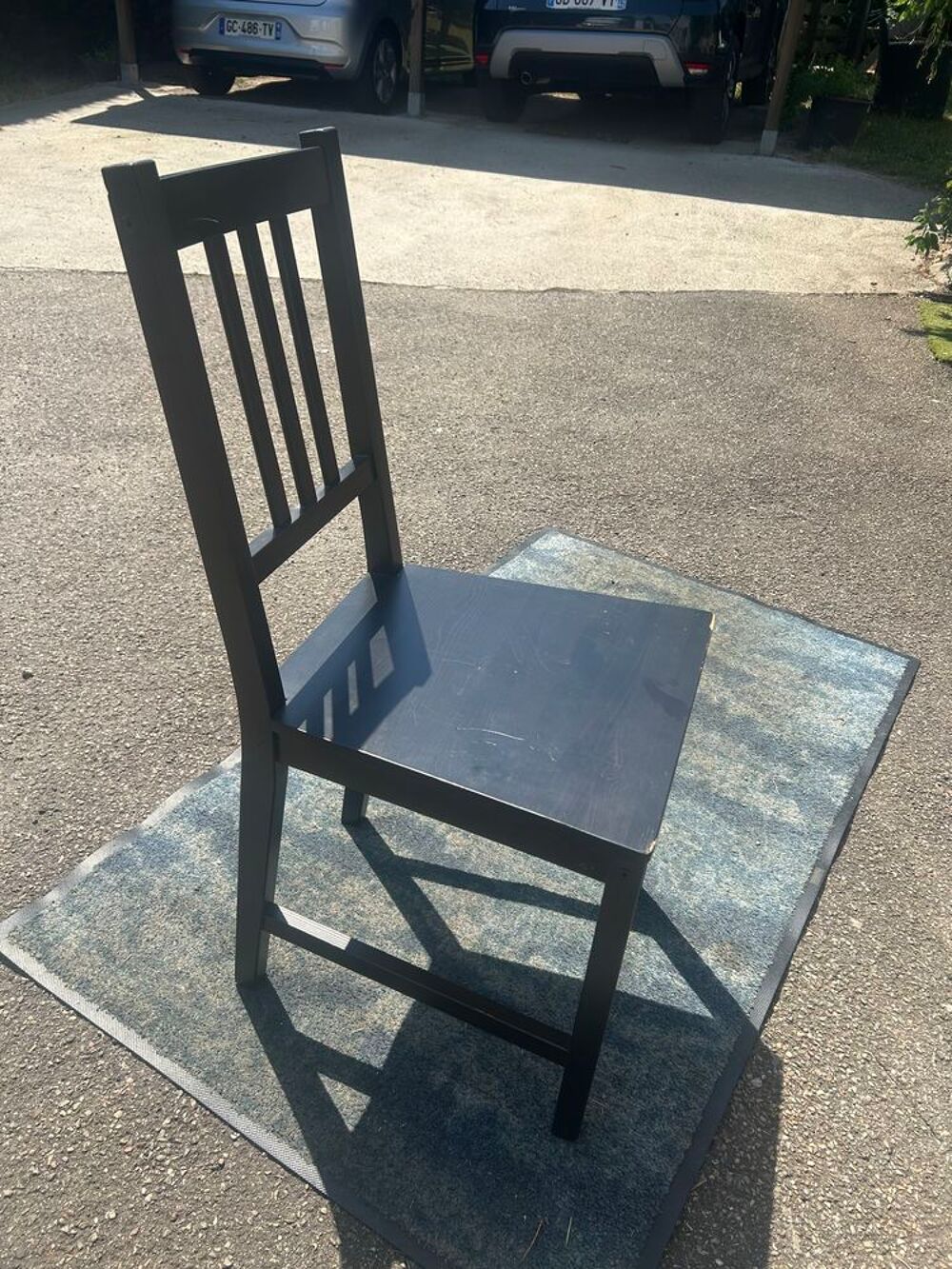 Lot 6 chaises bois &agrave; repeindre Meubles