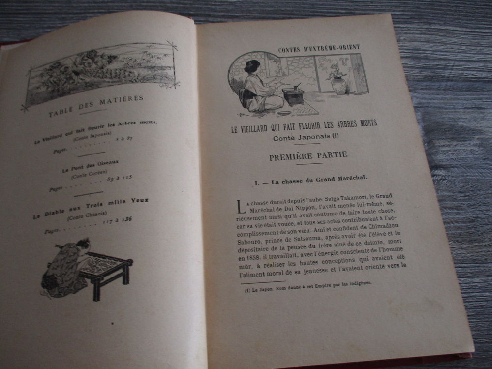 Livre Ancien de 1914 intitul&eacute; &quot;CONTES D'EXTREME-ORIENT&quot; Livres et BD
