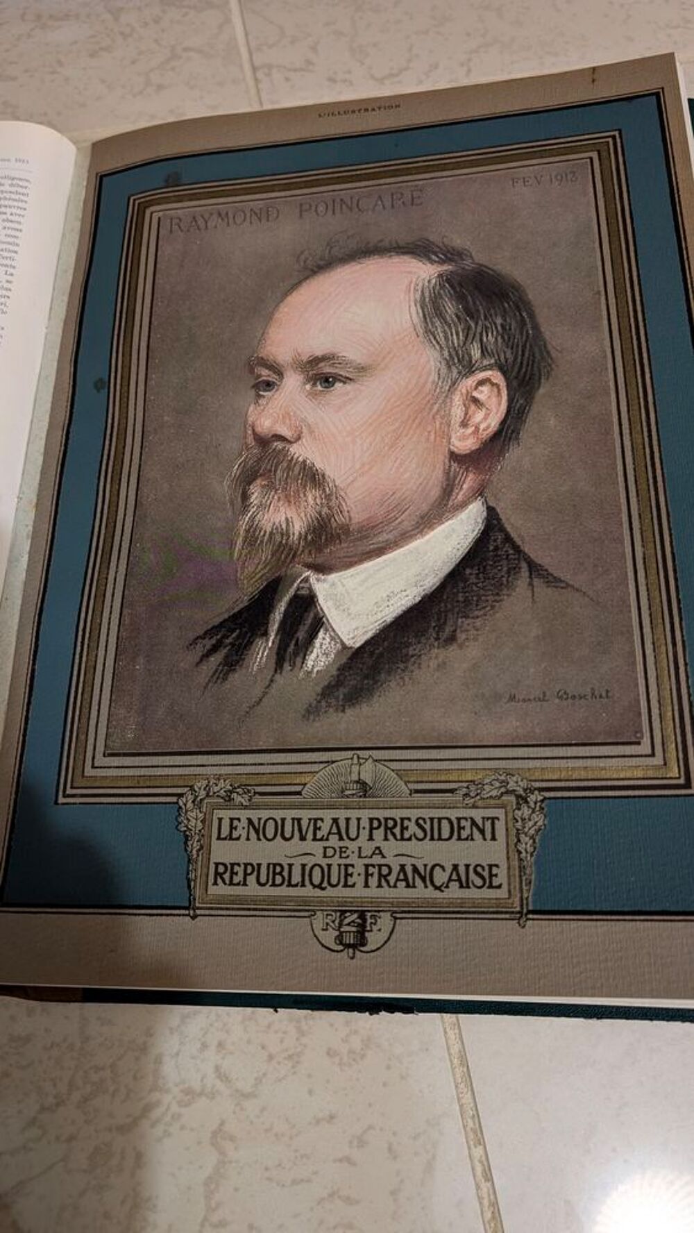 Journal illustration reli&eacute; de 1910 &agrave; 1920 