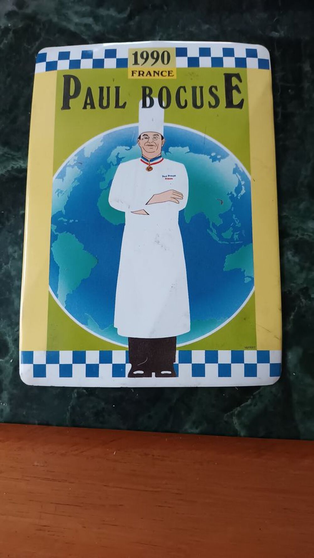 Carte postale aluminium 