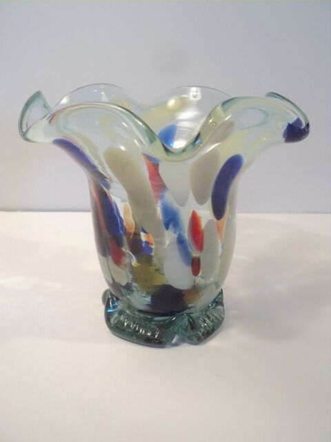 Vase Collerette en Verre de Murano Mouchet 35 Loches (37)