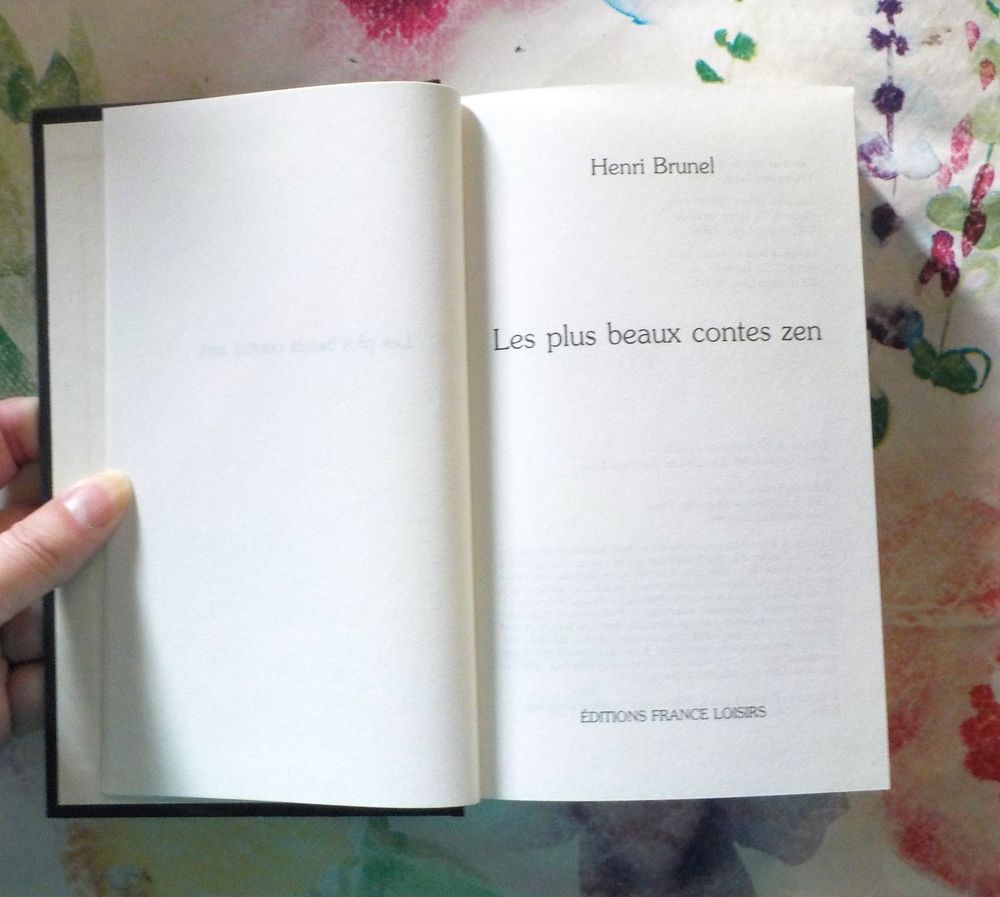 LES PLUS BEAUX CONTES ZEN de Henri BRUNEL Ed. France Loisirs Livres et BD