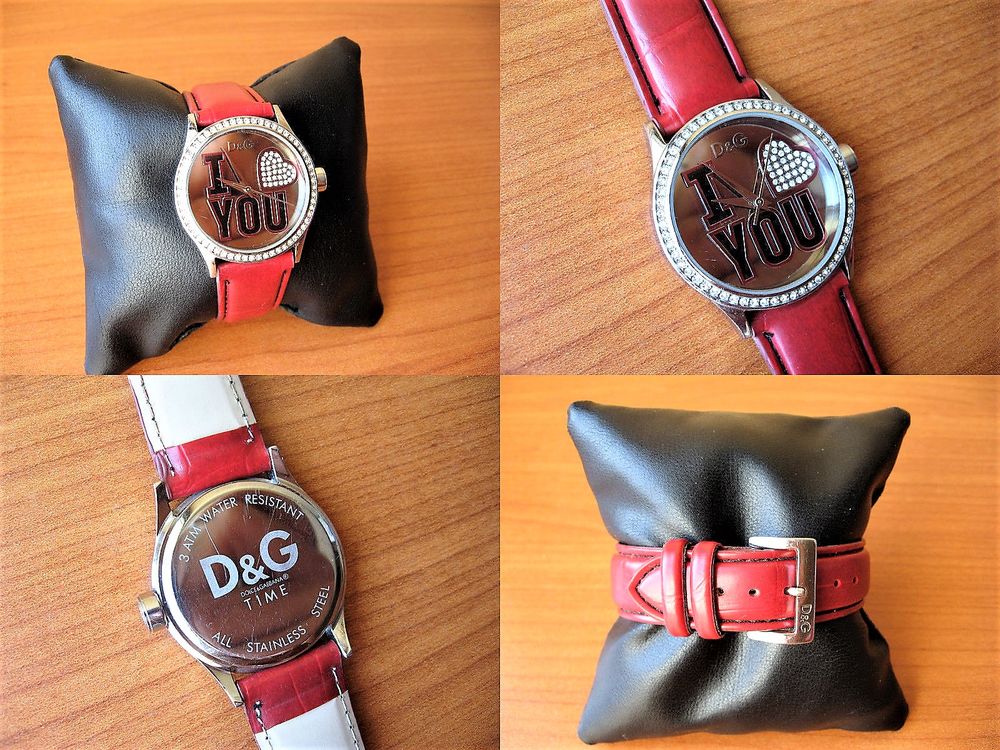 DOLCE GABBANA TIME luxury zirconi montre unisexe 2010 ANQ104 Bijoux et montres