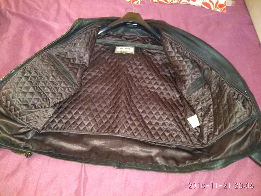 Blouson cuir homme Vêtements