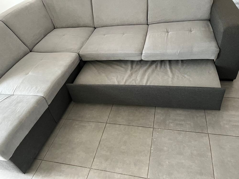 canap&eacute; convertible gris Meubles