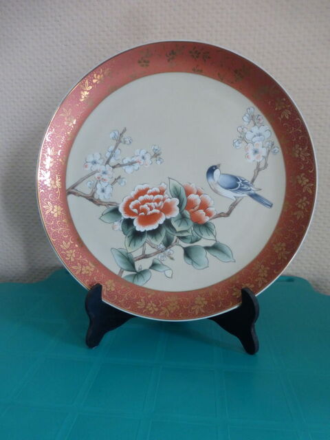 ASSIETTE décorative OISEAU ET FLEURS japonais - neuve 10 Doussard (74)