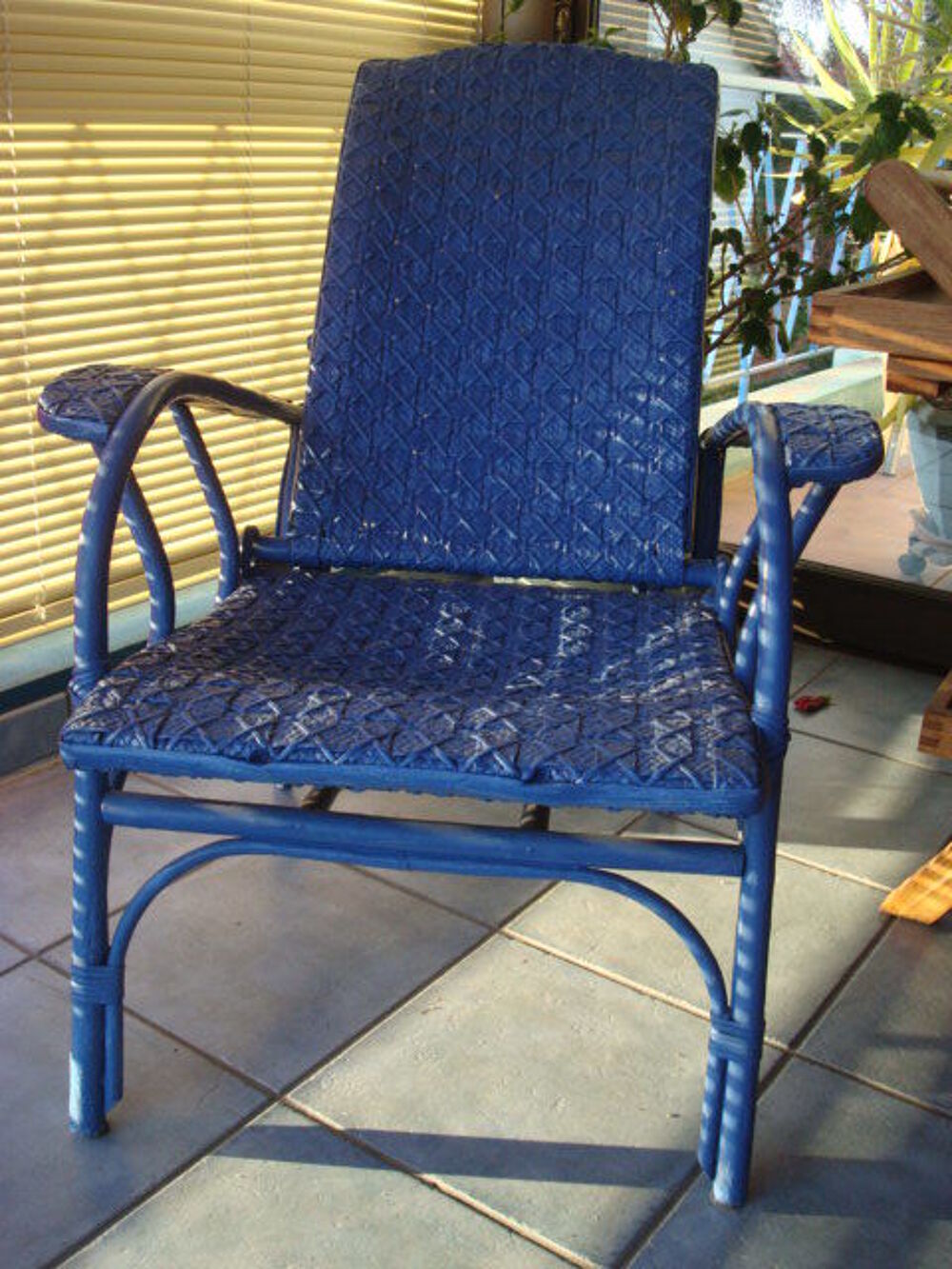 FAUTEUIL en rotin Vintage Meubles