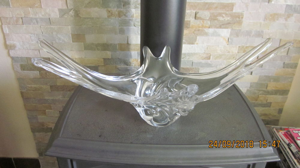 coupe &agrave; fruit en cristal d'arques Décoration