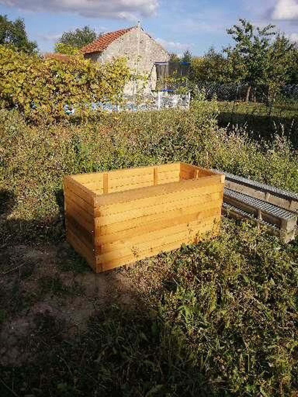 jardini&egrave;res en bois Jardin