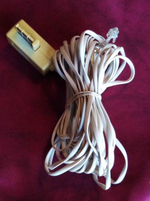 Rallonge téléphonique RJ11 avec prise gigogne longueur 10 mètres 5 Avermes (03)