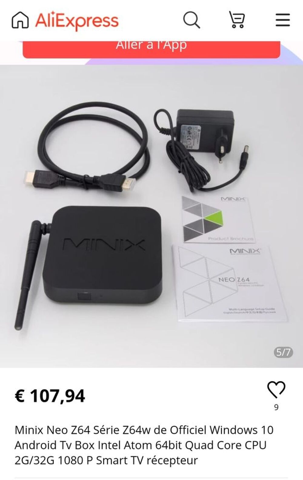 MINIX NEO Z64 + Adaptateur Wireless N300 D-Link DWA-131 Matériel informatique