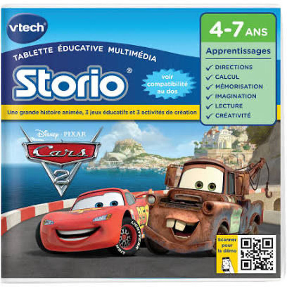 Jeu Storio Disney Cars 2 Consoles et jeux vidos