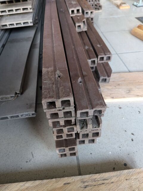 Lames de terrasse bois composite grise  250 Ch�teaubernard (16)