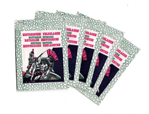 Batailles historiques : 5 pochettes neuves et scell�es - COX 15 Argenteuil (95)