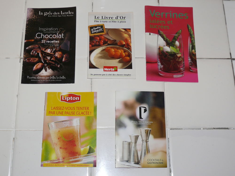 9 livres de recettes Livres et BD