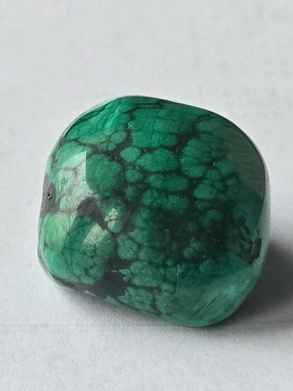 Malachite Polie du Katanga 18g-Pierre Naturelle Congo &amp; Lithoth&eacute;rapie 