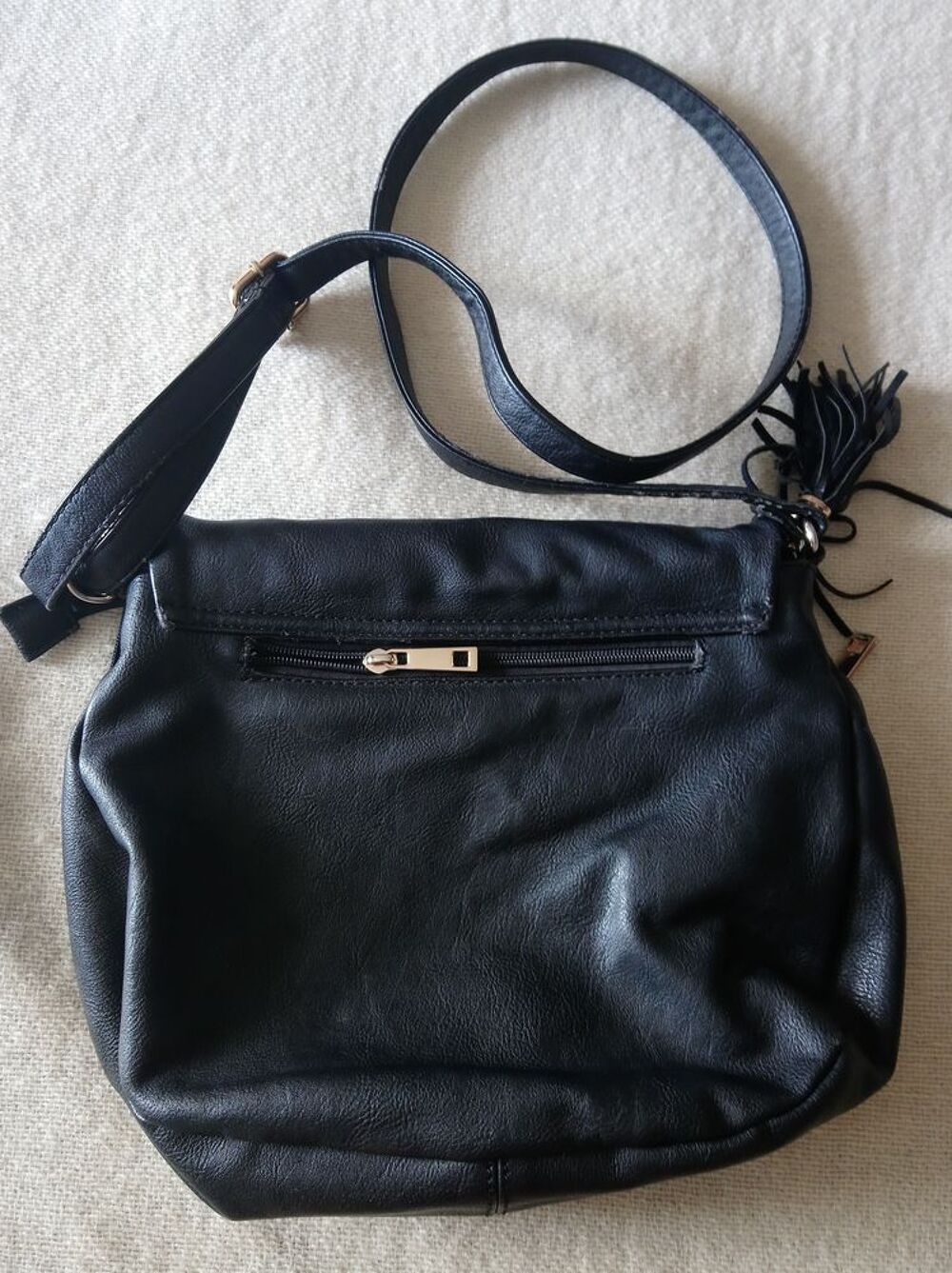 Sac &agrave; main noir Maroquinerie