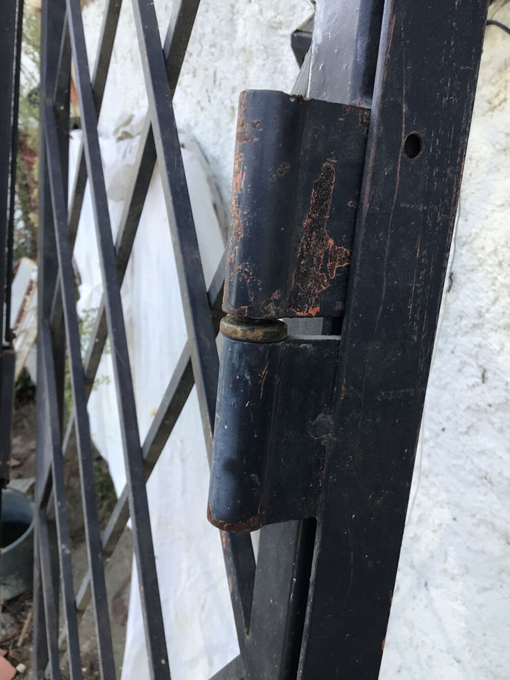 Double grille fer avec cadre en acier s&eacute;curit&eacute; Bricolage