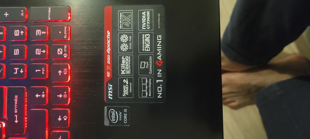 Msi ge72 2qd Matériel informatique