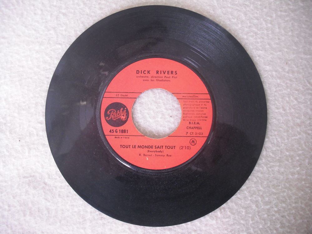 DICK RIVERS rien que toi CD et vinyles