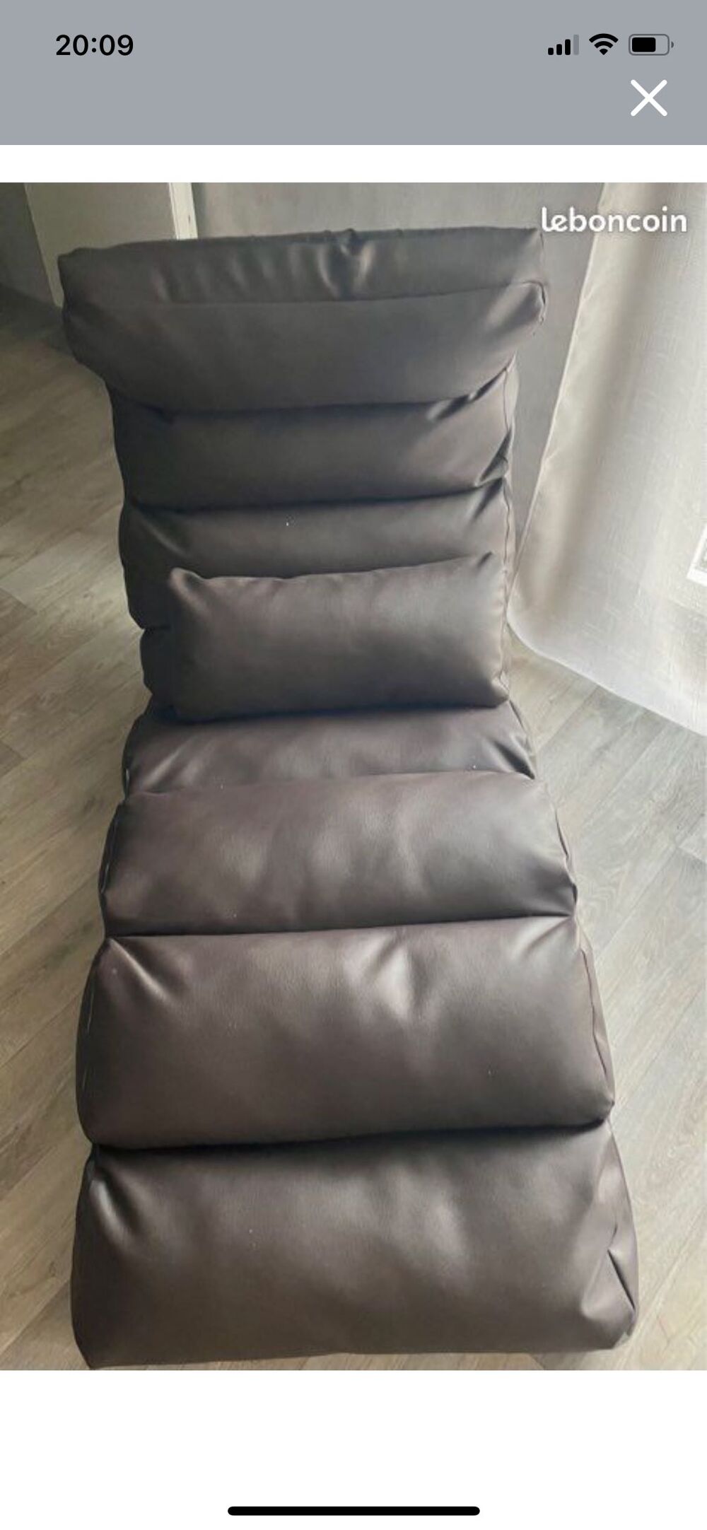 fauteuil amovible similicuir. Meubles