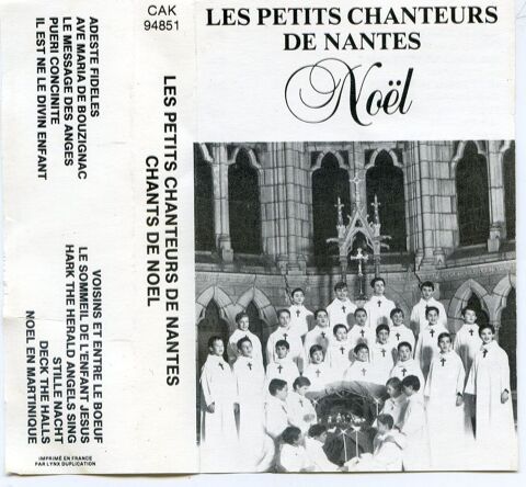 LES PETITS CHANTEURS DE NANTES - NOEL, 2 Rennes (35)