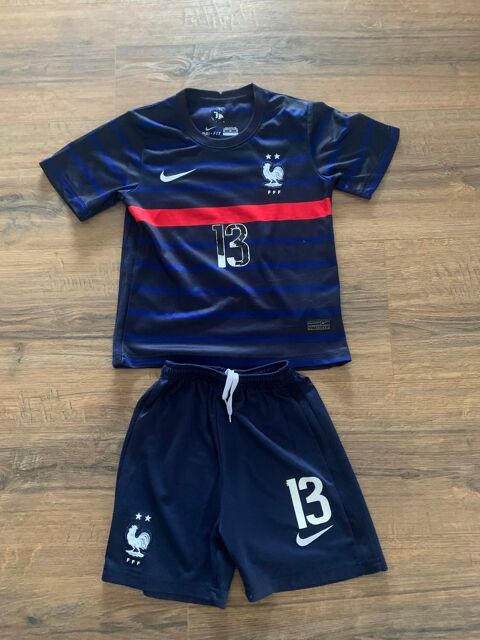Maillot football gar�on + short   Equipe de franc 8 Saleilles (66)