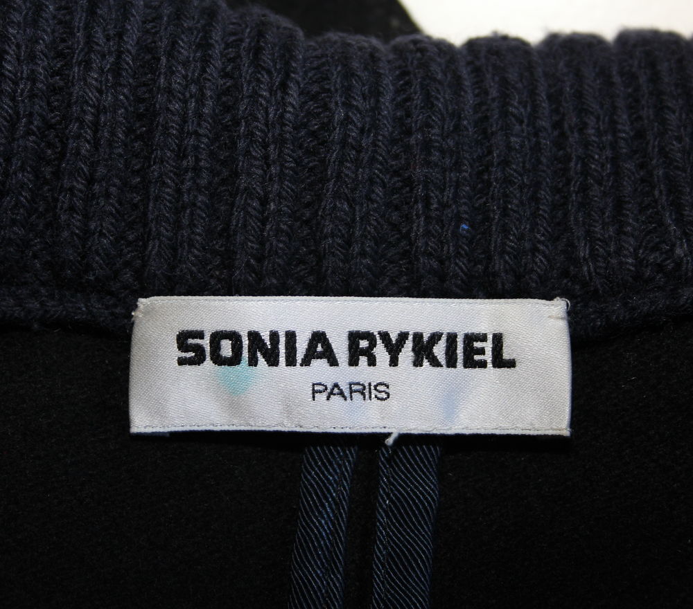 Manteau noir et marine SONIA RYKIEL T.M Vêtements