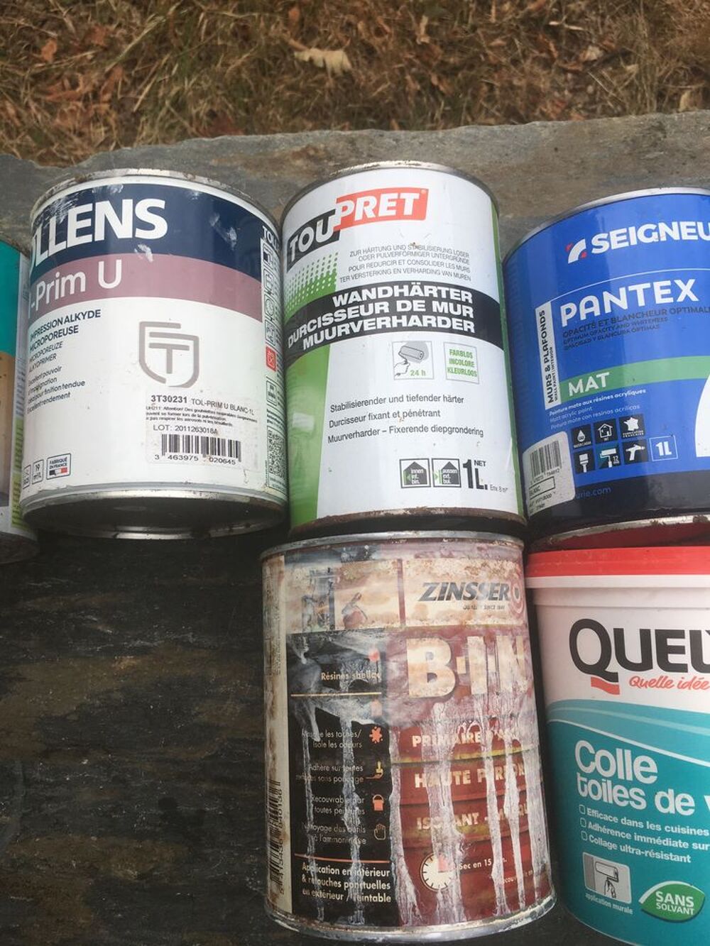 Peinture/vernis/tollens microporeuse/d&eacute;capant
Le lot 21 pots Bricolage