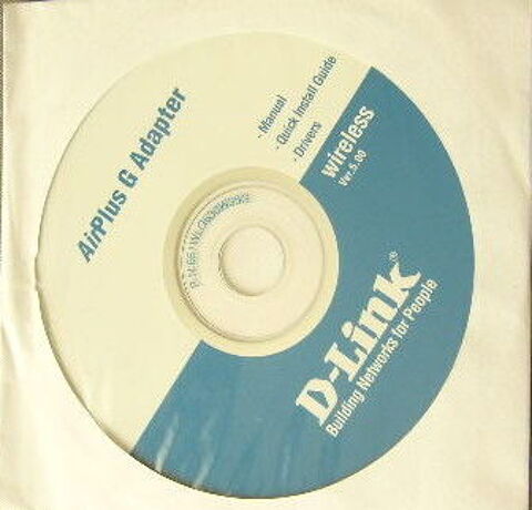 cd installation pilotes Wireless D-Link Air plus G 4 Versailles (78)