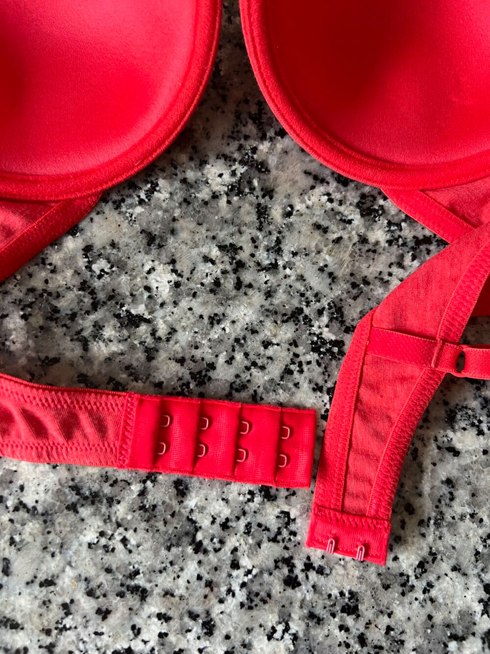 Soutien-Gorge Tezenis Rouge Coton Taille 90B ? Neuf Vêtements