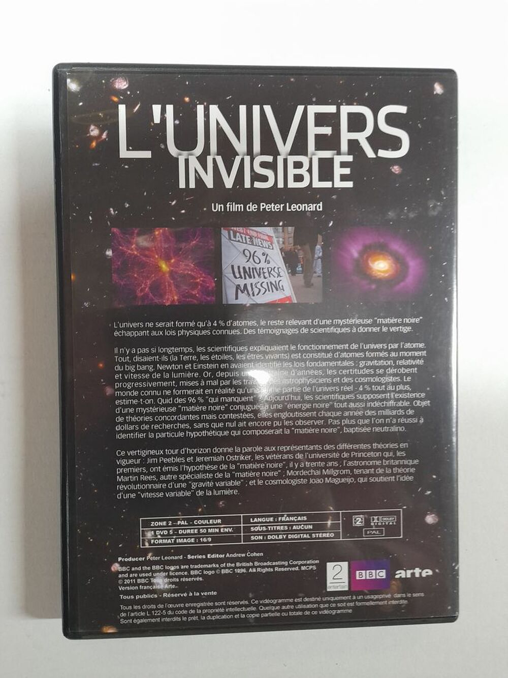 3 DVD sur l'UNIVERS pour 5 euros DVD et blu-ray