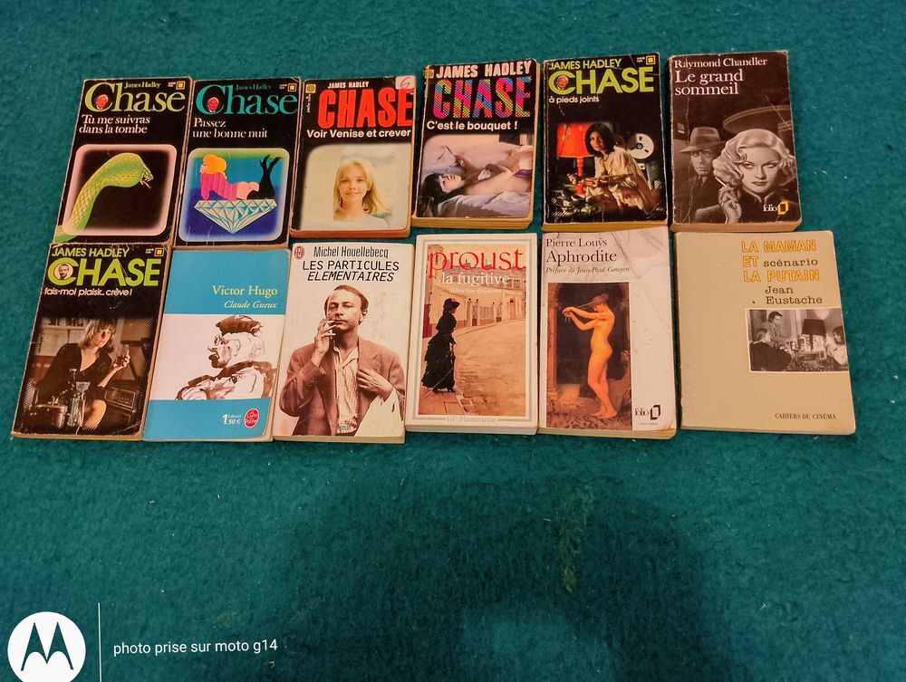 Livres, romans, divers, vendus en lots de 5, au choix Livres et BD