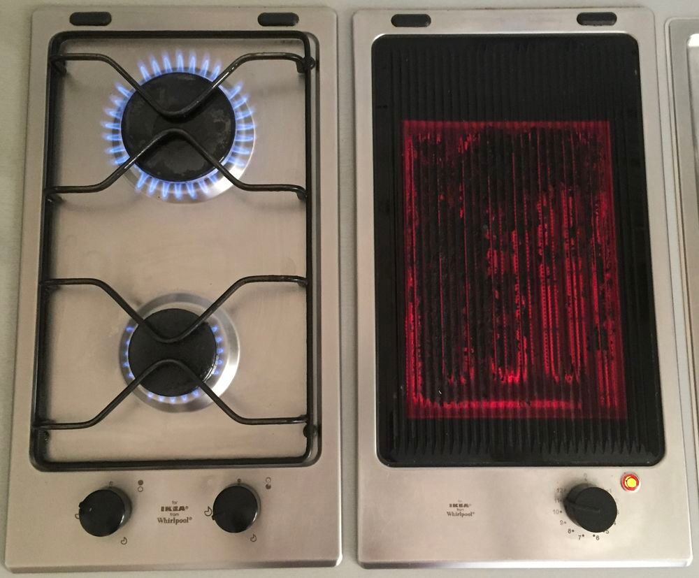 table de cuisson gaz et vitroc&eacute;ramique whirlpool ikea Electroménager