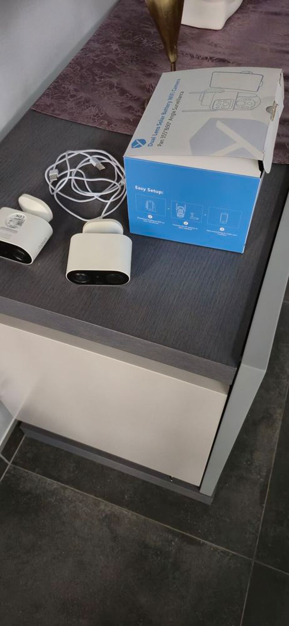 Deux cam&eacute;ras de surveillance 
De marque IMOU Audio et hifi