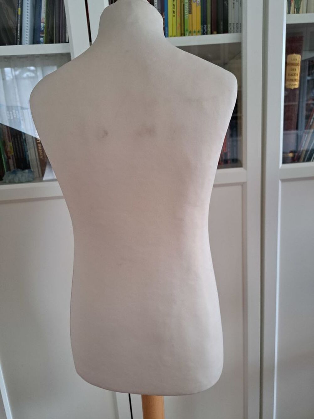 Lot de 2 bustes sur pied pour couturi&egrave;re, homme et enfant/Ad Décoration