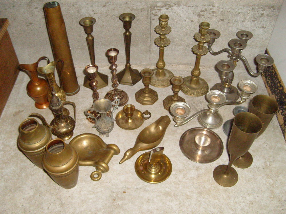 Bougeoirs ancien ect 