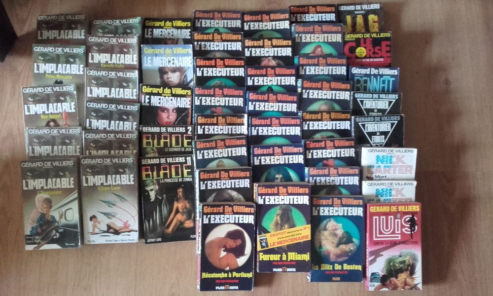 47 livres de G&eacute;rard De Villiers Livres et BD