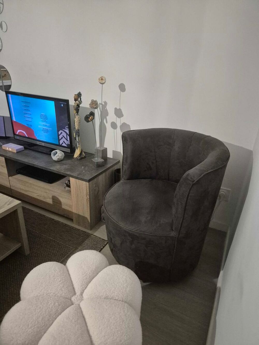 Fauteuil Gris fonce Décoration