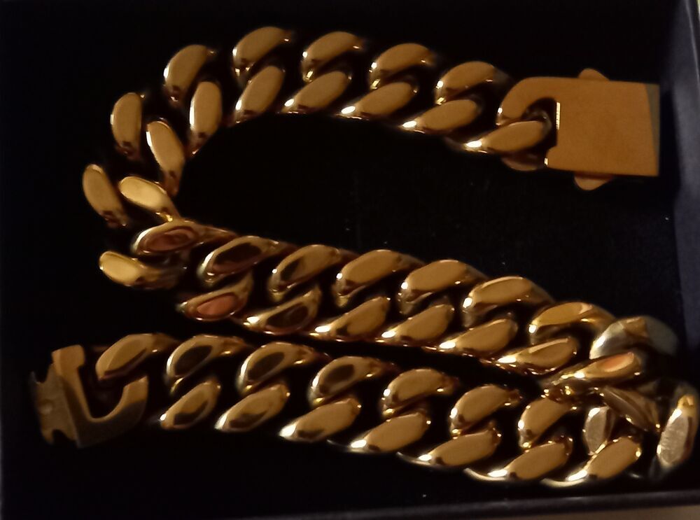 GOURMETTE PLAQUE OR Bijoux et montres