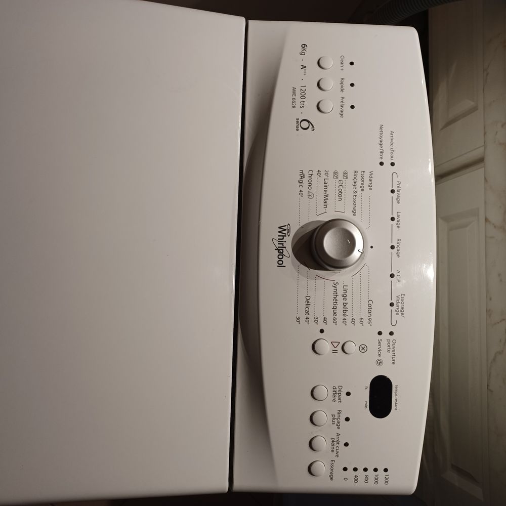 lave linge 6 kilos 1200 tours essorage Electroménager