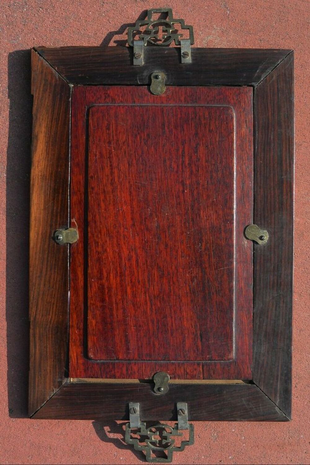 PLAQUE CHINOISE AVEC CADRE 2 FEMMES 