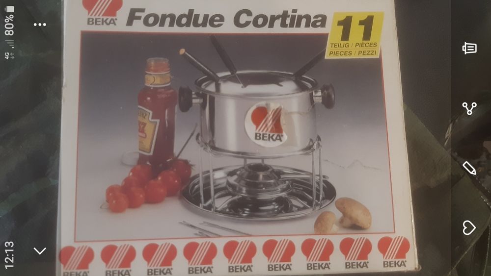 Service &agrave; fondue Cuisine