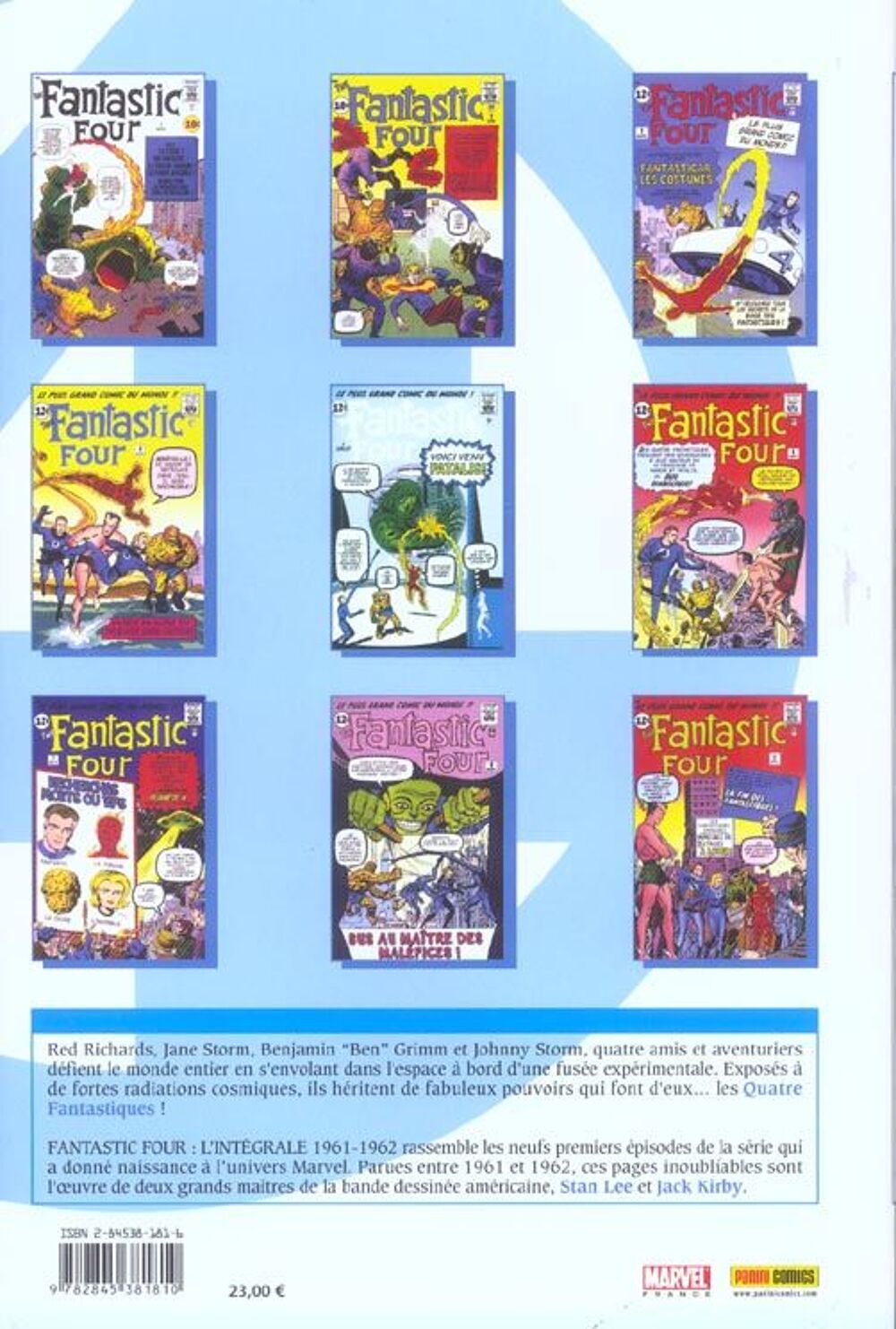 Fantastic Four ; INTEGRALE VOL.1 ; 1961/1962 TRES BON ETAT Livres et BD