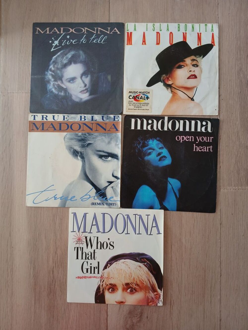 Lot 45 tour madonna CD et vinyles