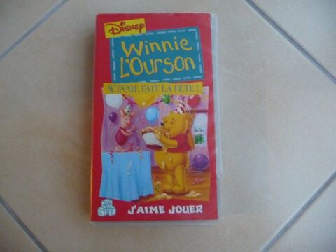 Winnie l'Ourson fait la fête cassette VHS 5 Celles-sur-Belle (79)