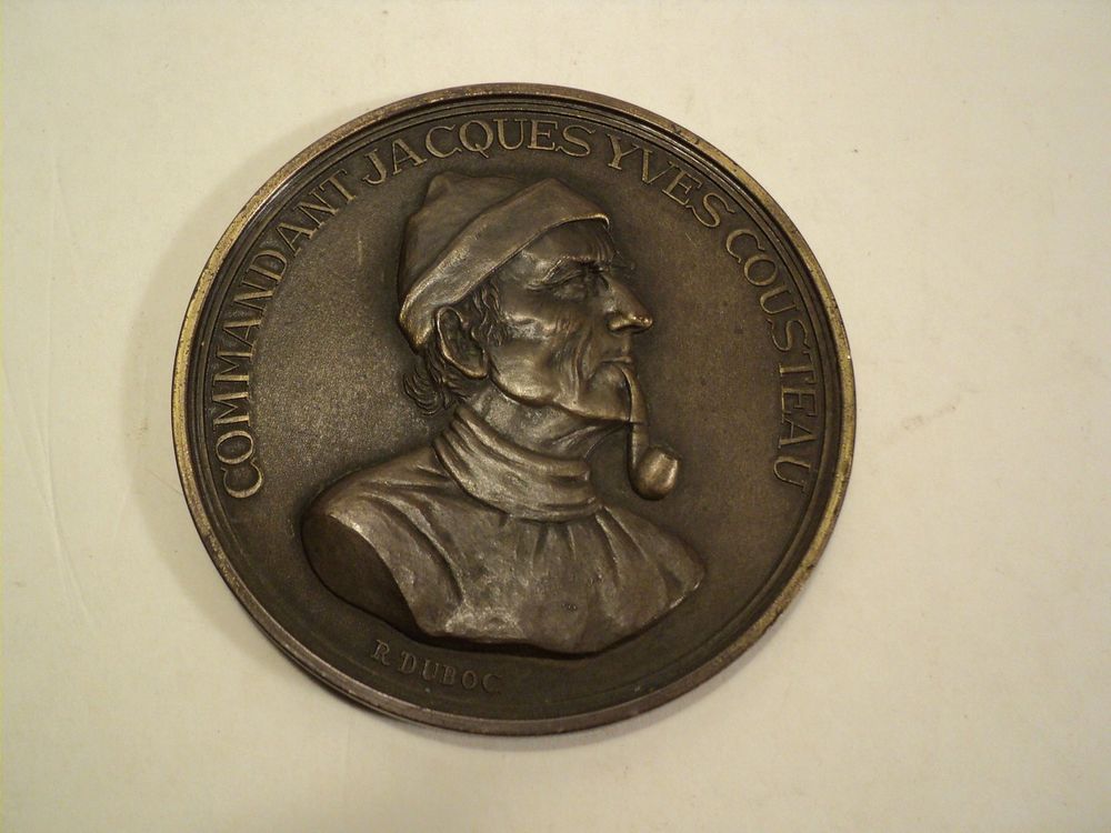 M&eacute;daille Bronze Commandant Cousteau - La CALYPSO 