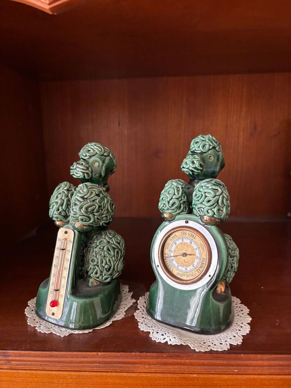 Lot de 2 caniches Décoration
